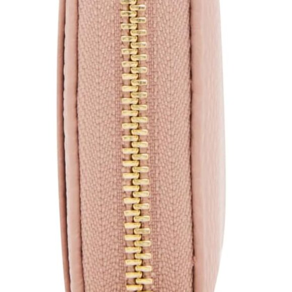 Womens Small Zip Around Wallet PVC Compact Card Holder ID Holder Gift - Picture 2 of 6